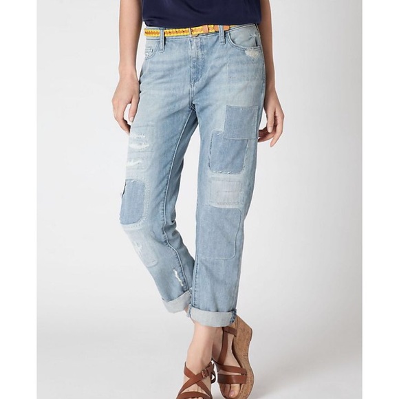 Anthropologie Denim - HP NWT Holding Horses Patchwork Gable Boyfriend 32